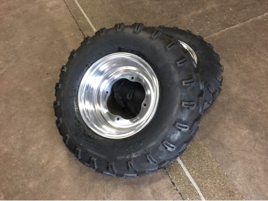 Aeon Cobra ALLOY RIM 10X5 & tyres (2off)