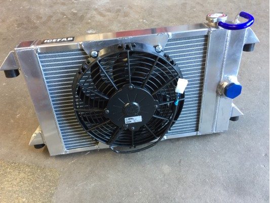 BEAST Aluminium Radiator - Fan - Expansion & Overflow Tank