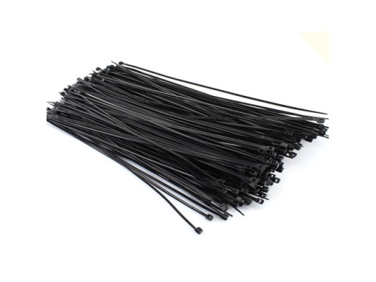 Cable Ties / Wraps 200mm x 2.5mm (pack 100)