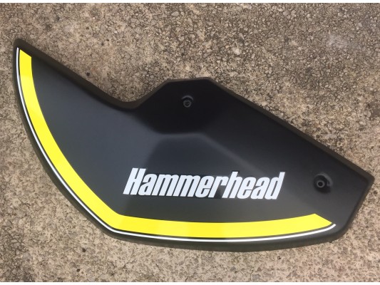 Hammerhead GTS Rear Mudguard Black (Left)