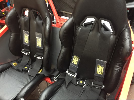 OMP 4 point 3" Safety harness for Renegade DX10