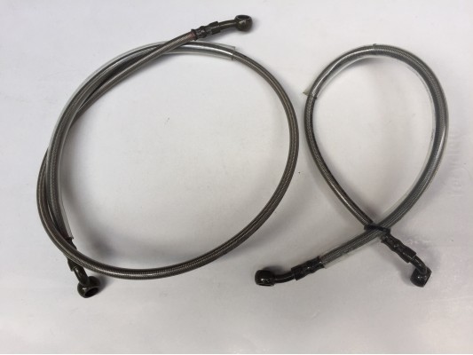 Ripster 200cc Front Braided Brake Hoses