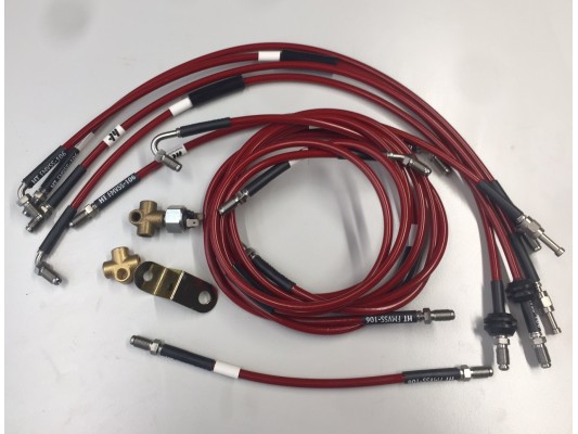 Brake lines Kit Stainless Braided