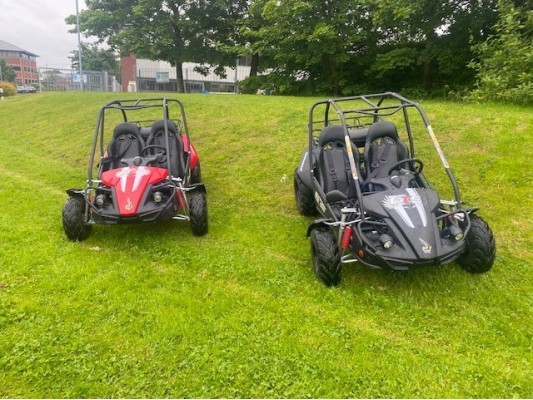 USED Polaris Hammerhead 150cc Buggies Blue & Red