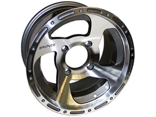 Bronco 12" Alloy Wheel with Road Tyre Set