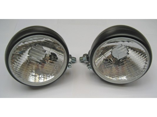 Headlight 5 inch Satin Black