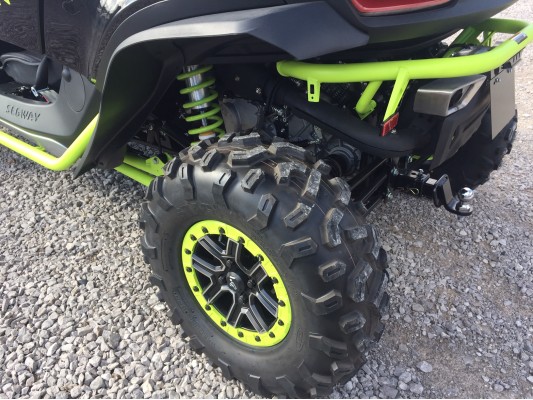 Segway Villain Complete Rear Alloy Wheel 14x9 & Tyre (Locking bead)